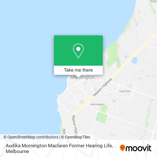 Audika Mornington Maclaren Former Hearing Life map