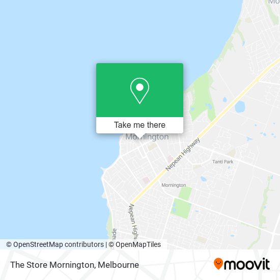 The Store Mornington map