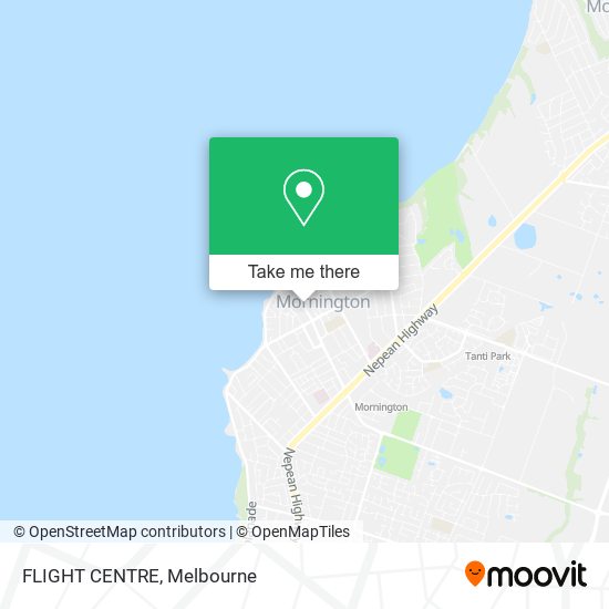 FLIGHT CENTRE map