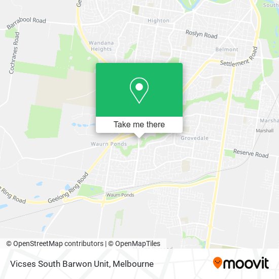 Vicses South Barwon Unit map