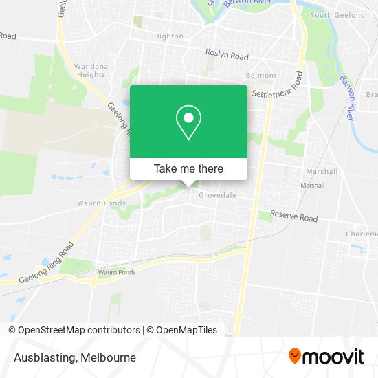 Ausblasting map
