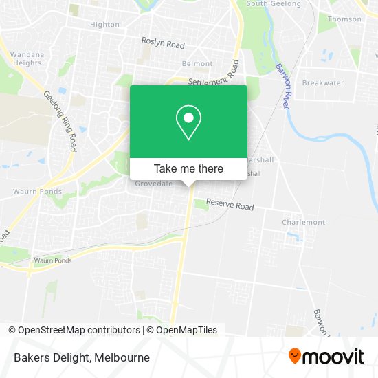 Bakers Delight map