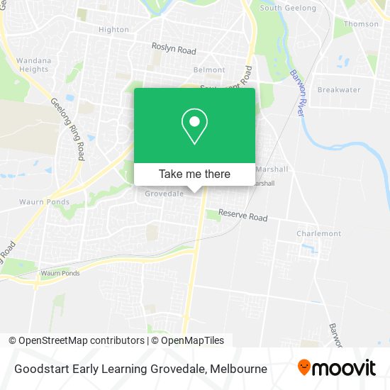 Goodstart Early Learning Grovedale map