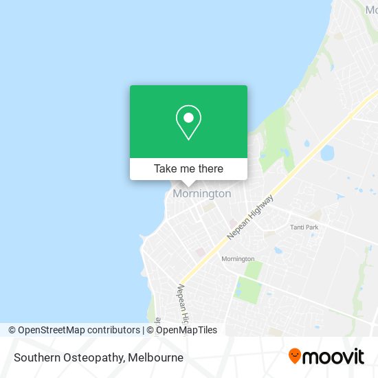 Southern Osteopathy map