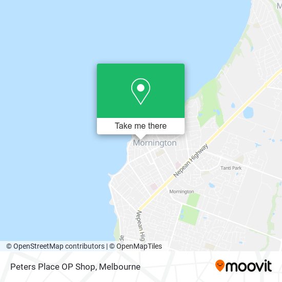 Peters Place OP Shop map