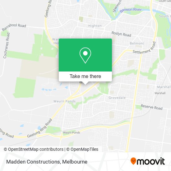 Madden Constructions map