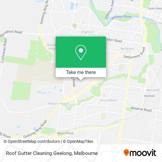 Roof Gutter Cleaning Geelong map