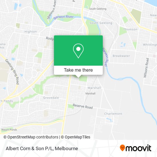 Albert Corn & Son P/L map