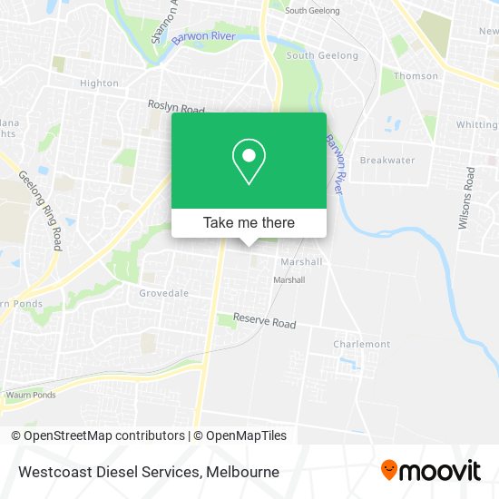 Westcoast Diesel Services map