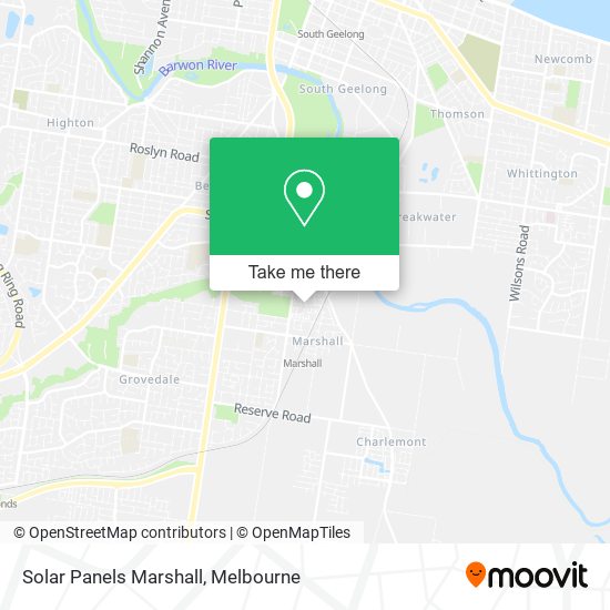 Solar Panels Marshall map