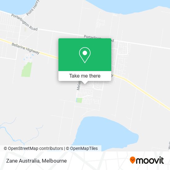 Zane Australia map