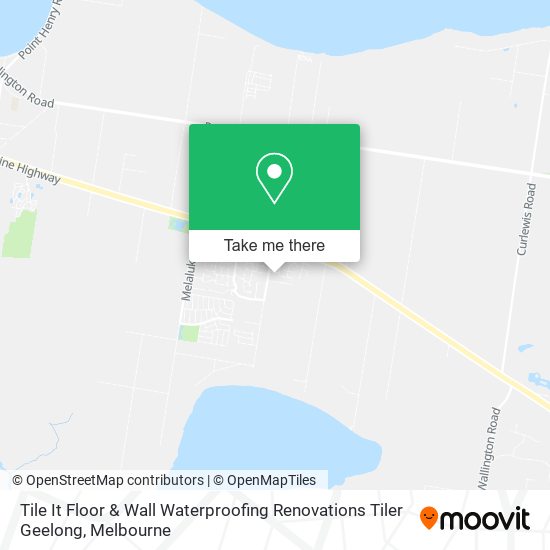 Tile It Floor & Wall Waterproofing Renovations Tiler Geelong map