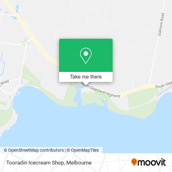 Tooradin Icecream Shop map