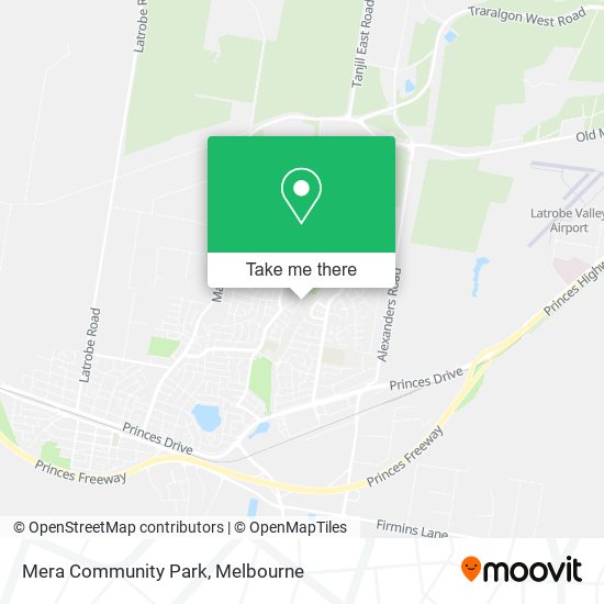 Mera Community Park map