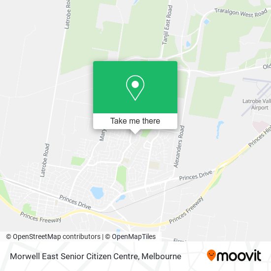Morwell East Senior Citizen Centre map