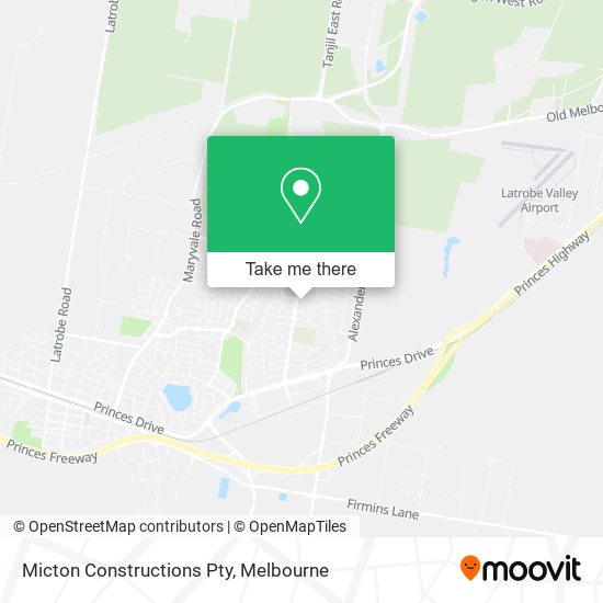Micton Constructions Pty map
