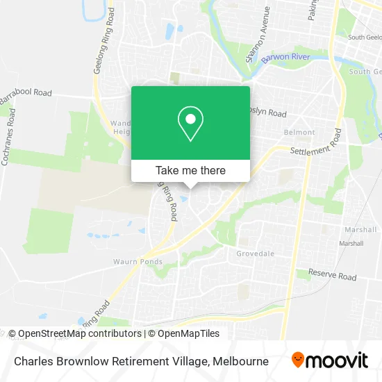 Charles Brownlow Retirement Village map