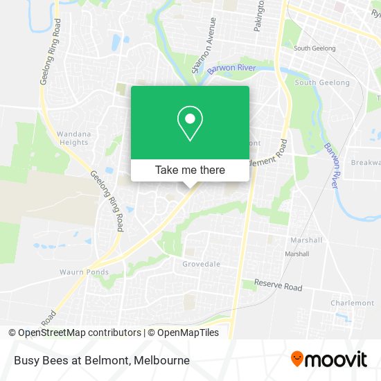 Busy Bees at Belmont map