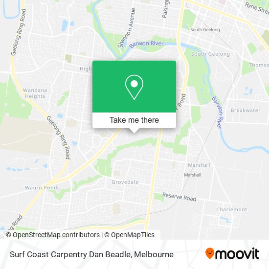 Surf Coast Carpentry Dan Beadle map