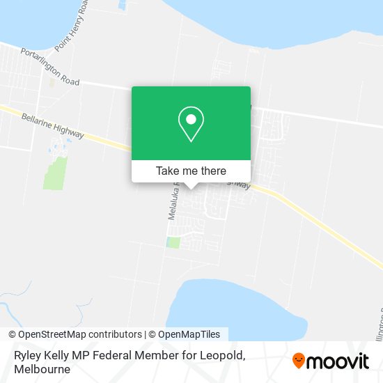Ryley Kelly MP Federal Member for Leopold map
