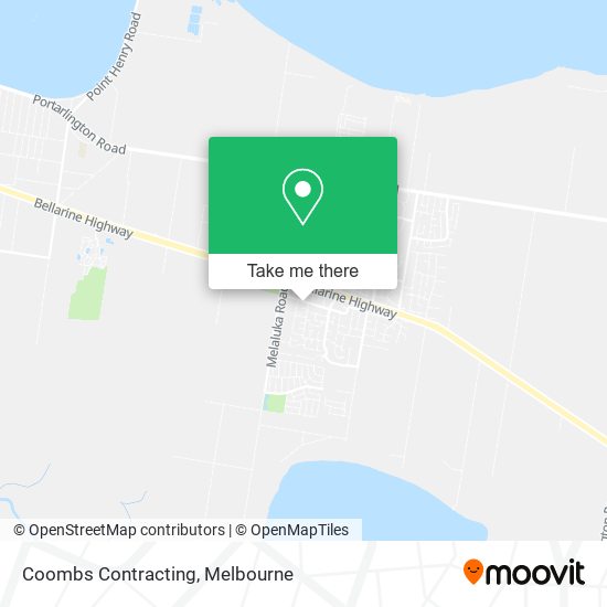 Coombs Contracting map