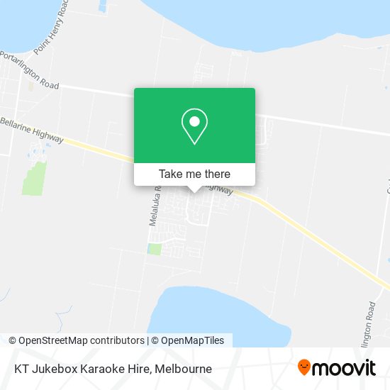 KT Jukebox Karaoke Hire map