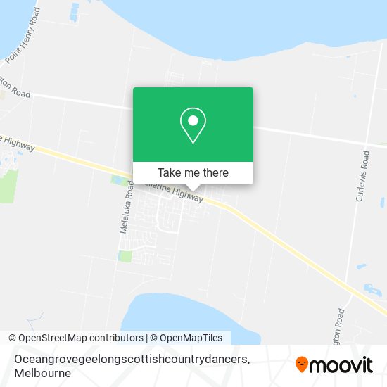 Oceangrovegeelongscottishcountrydancers map