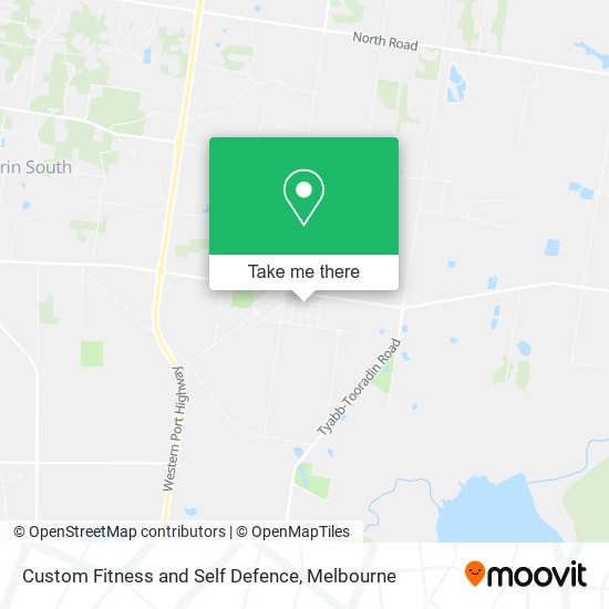 Custom Fitness and Self Defence map