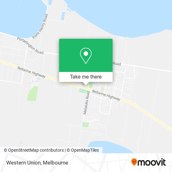 Western Union map