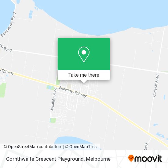 Cornthwaite Crescent Playground map