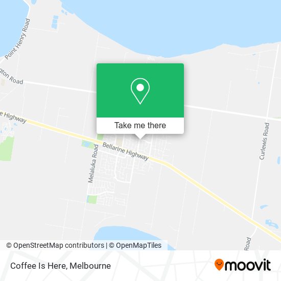 Coffee Is Here map