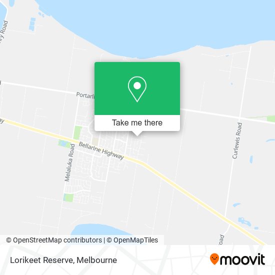 Lorikeet Reserve map