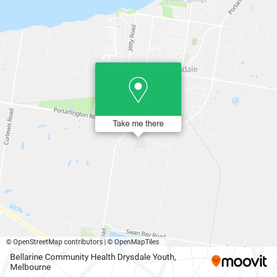Bellarine Community Health Drysdale Youth map