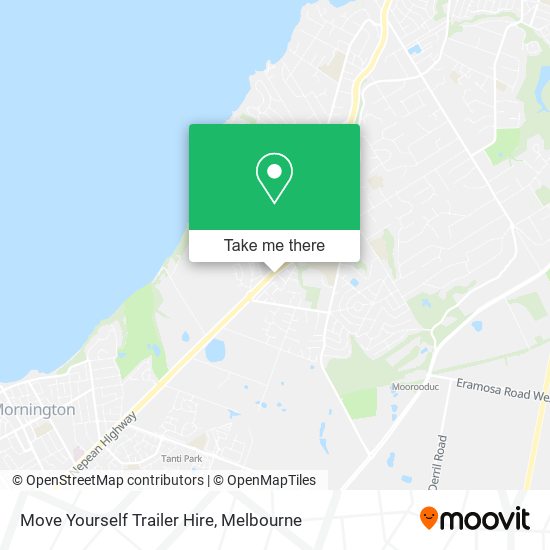 Move Yourself Trailer Hire map