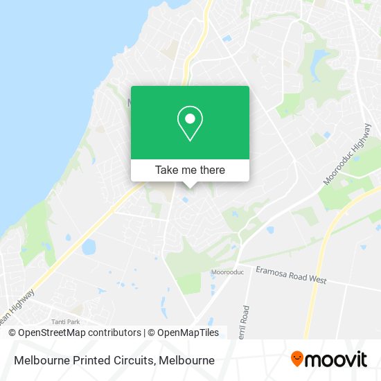 Melbourne Printed Circuits map