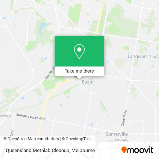 Queensland Methlab Cleanup map