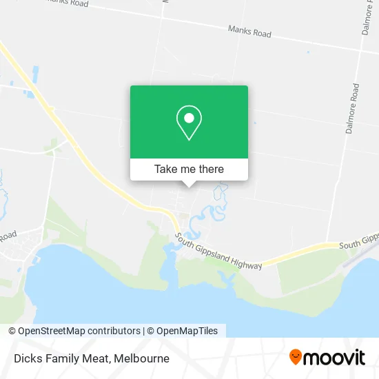 Dicks Family Meat map