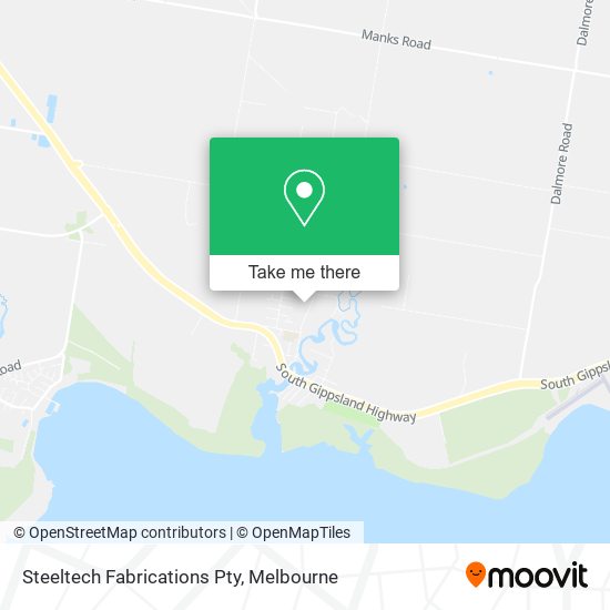 Steeltech Fabrications Pty map