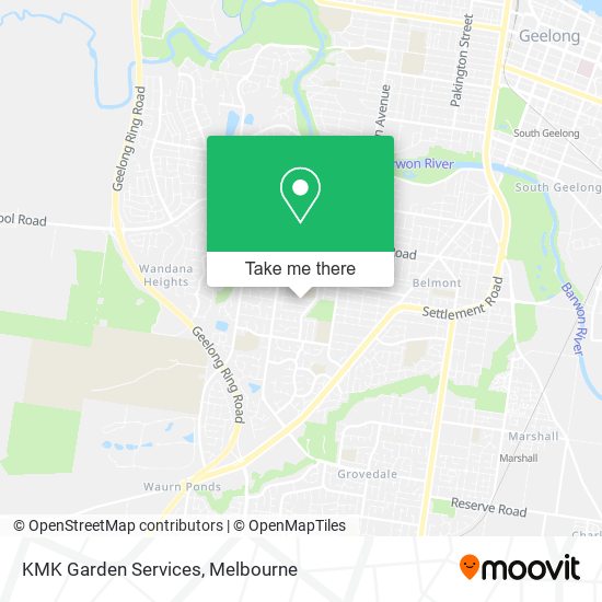 KMK Garden Services map
