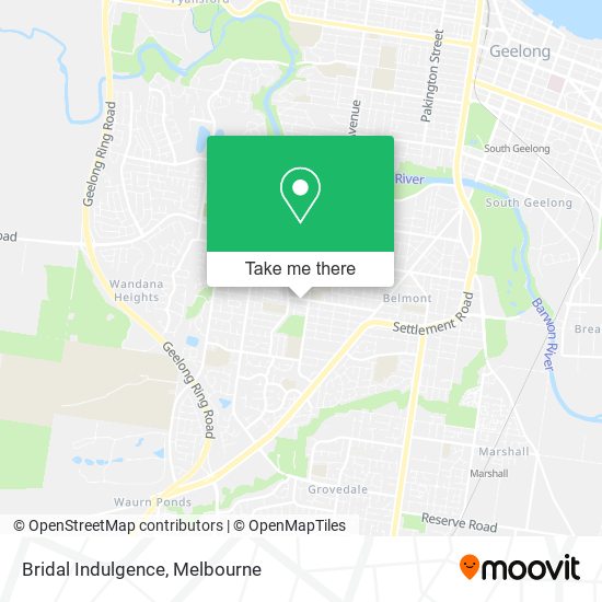 Bridal Indulgence map