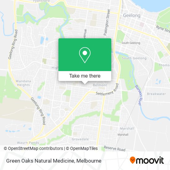 Green Oaks Natural Medicine map