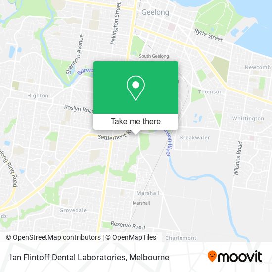 Ian Flintoff Dental Laboratories map