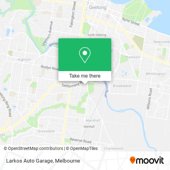 Larkos Auto Garage map