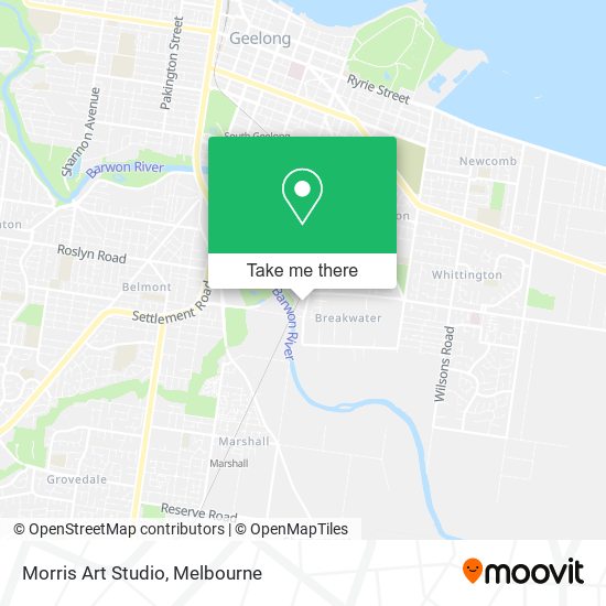 Morris Art Studio map