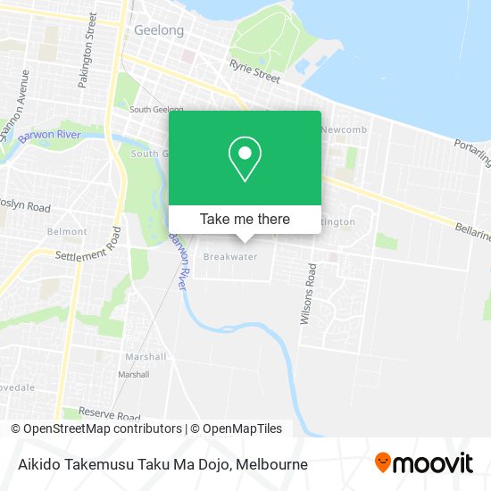 Aikido Takemusu Taku Ma Dojo map