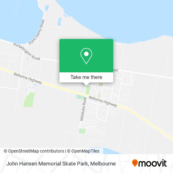 John Hansen Memorial Skate Park map
