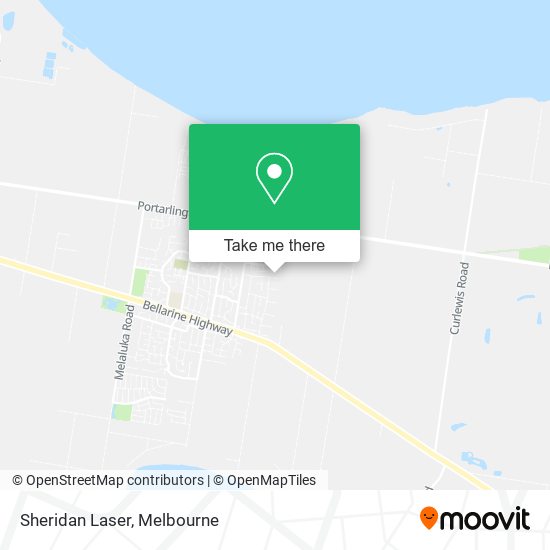 Sheridan Laser map