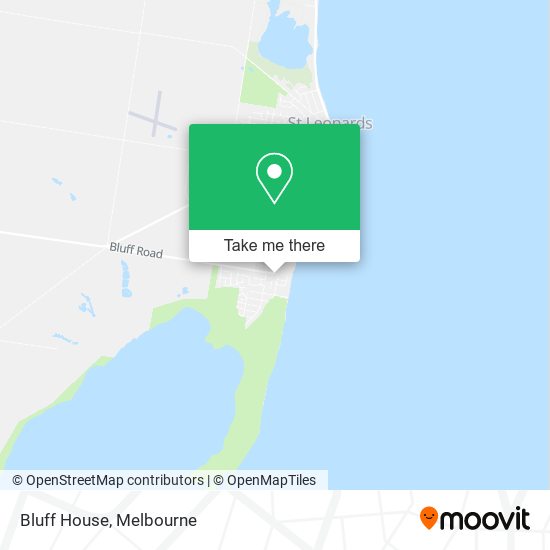 Bluff House map