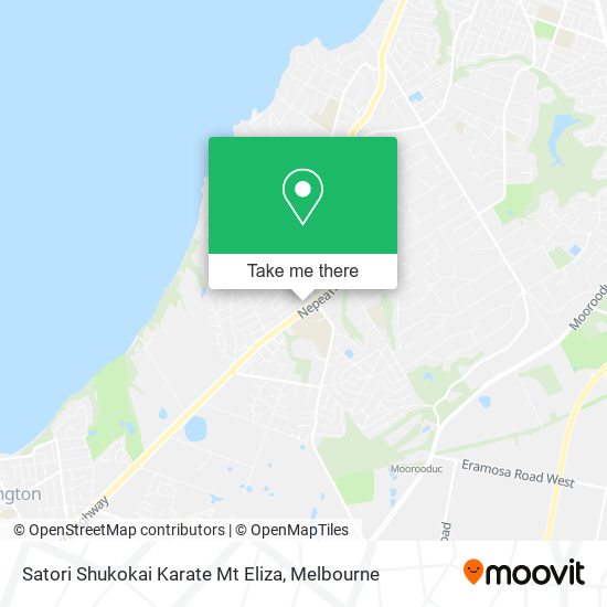 Satori Shukokai Karate Mt Eliza map