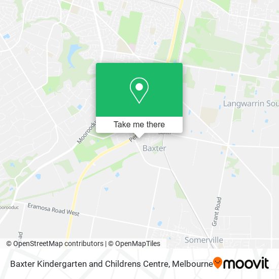 Baxter Kindergarten and Childrens Centre map